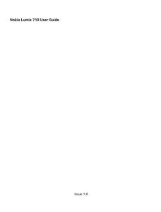 Nokia諾基亞Lumia 710說明書