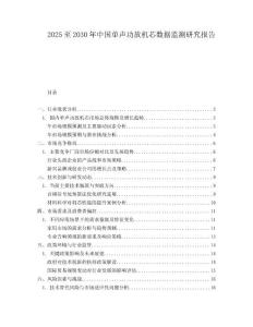 2025至2030年中國單聲功放機(jī)芯數(shù)據(jù)監(jiān)測研究報告