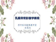 乳腺异常影像-增生