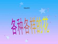 四年級科學下冊《各種各樣的花》PPT課件之二(教科版)