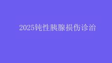 2025钝性胰腺损伤诊治