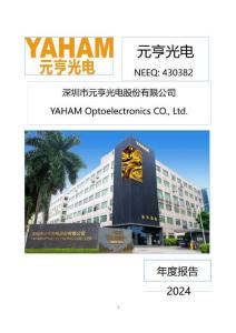 元亨光電：2024年年度報(bào)告