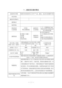 生產氣動、液動、電動自動化配件項目環評報告