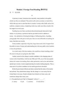 外研版選修八Module-3-Foreign-Food-Reading課時作業-2