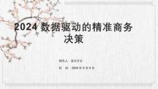 2024数据驱动的精准商务决策
