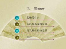 乳酸性酸中毒临床诊疗策略培训课件