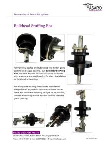 Bulkhead Stuffing Box