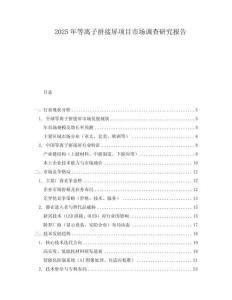 2025年等离子拼接屏项目市场调查研究报告