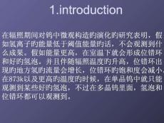 2025年氘在钨材料中的溶入与晶格损伤效应研究培训课件