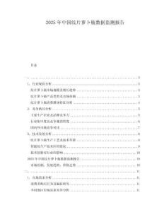 2025年中国纹片萝卜瓶数据监测报告