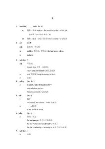 崇明中學詞匯手冊S(2015版本)