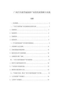 广西汽车露营地旅游产业的发展策略与实践