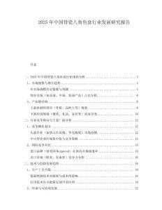 2025年中国骨瓷八角鱼盘行业发展研究报告