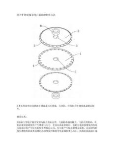 组合扩缝切弧金刚石锯片的制作方法
