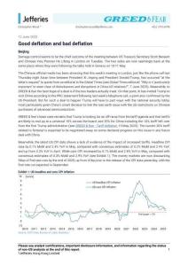【Jefferies-2025研報】良性通縮與惡性通縮