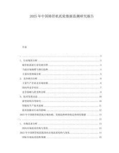 2025年中國鑄管機托輪數據監測研究報告