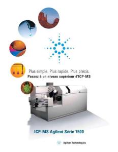 Agilent安捷倫7500 Series ICP-MS Brochure說明書