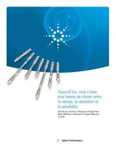 Agilent安捷倫French Version - RRHT Stand-alone Collateral Brochure 說明書