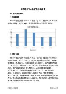 和而泰2024年經(jīng)營成果報告