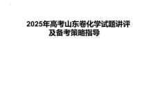 2025年高考山东卷化学试题讲评及备考策略指导（课件）