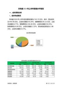 天和盛2024年上半年管理水平報(bào)告
