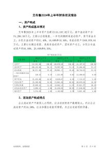 艾布魯2024年上半年財務狀況報告