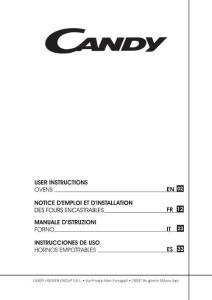 Candy卡迪FCS 201N使用說明書
