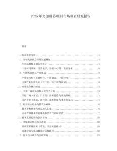 2025年光驅(qū)機(jī)芯項(xiàng)目市場調(diào)查研究報(bào)告