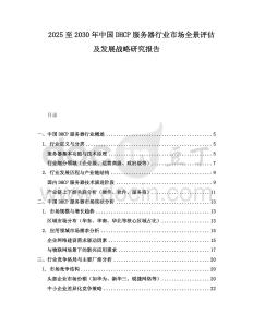 2025至2030年中國(guó)DHCP服務(wù)器行業(yè)市場(chǎng)全景評(píng)估及發(fā)展戰(zhàn)略研究報(bào)告