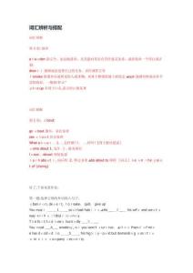 2025年專四詞匯辨析與搭配