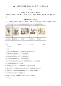 2025年四川省綿陽市涪城區(qū)中考三模化學(xué)試題（解析）