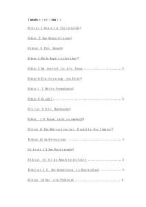 德語聽寫訓練1原文