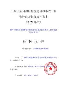 某某城中村改造項(xiàng)目地塊四安置房工程方案設(shè)計(jì)及初步設(shè)計(jì)招標(biāo)文件