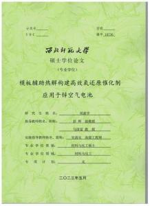 模板輔助熱解構(gòu)建高效氧還原催化劑應(yīng)用于鋅空氣電池