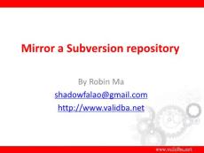 subversion備份服務器的創(chuàng)建