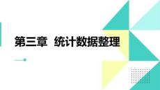 統計學原理 課件  第三章統計數據整理