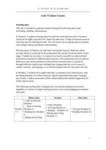 新一代大學(xué)英語(yǔ)（第二版）綜合教程1_教案U3_Culture Counts