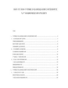 2025至2030中國磁力電動機起動器行業(yè)發(fā)展研究與產(chǎn)業(yè)戰(zhàn)略規(guī)劃分析評估報告