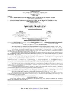 【SEC-2025行業(yè)研究報(bào)告】Form 10-K CONAGRA BRANDS INC.