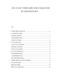 2025至2030中國灌注成像行業(yè)細分市場及應用領域與趨勢展望研究報告