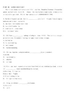 英語(yǔ)專四真題