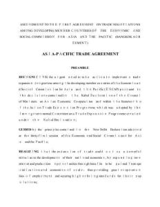 《亞太貿易協定》英文版