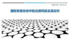 國際貿易協定中的法律風險及其應對最佳分析