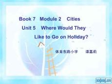 六年级英语上册Unit5   Where Would TheyLike to Go on   Holiday