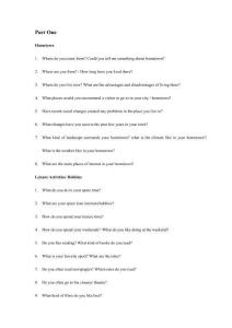 IELTS雅思口語話題庫PART181個+PART2100個