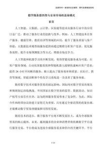 數(shù)字服務(wù)提供商與全球市場(chǎng)的連接模式