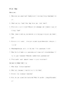 IELTS雅思口語話題庫PART181個+PART2100個