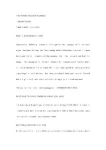 英語專業四級全真試題