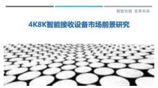 4K8K智能接收設(shè)備市場前景研究最佳分析
