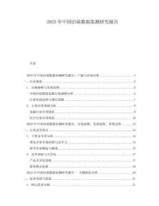 2025年中國泊瑞數據監測研究報告